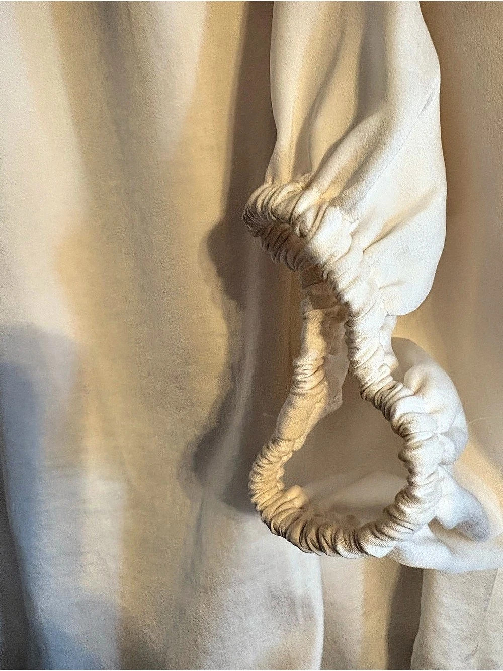 Knox Rose Lace Yoke Peasant Blouse in Ivory Size Large - Picture 9 of 11